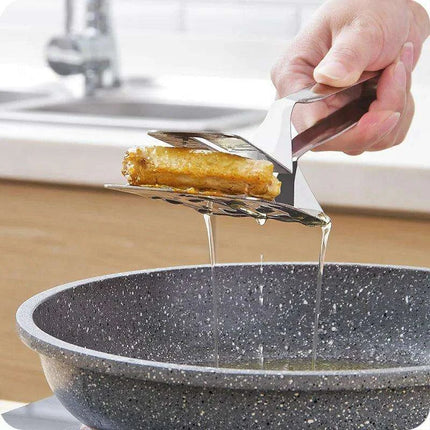 Stainless Steel BBQ Turner and Tongs Set - Essential Grilling Tools - Très Elite