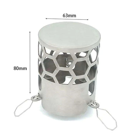 Stainless Steel Chimney Spark Guard and Rain Shield for Wood Stoves - Très Elite
