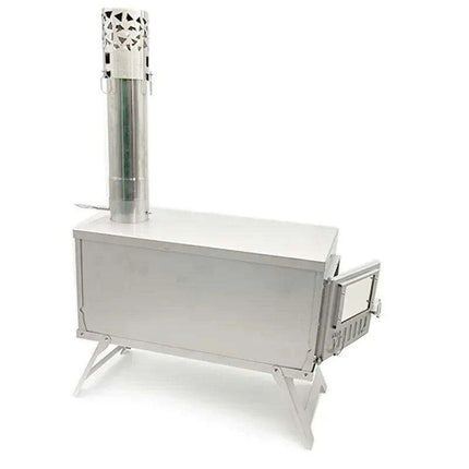 Stainless Steel Chimney Spark Guard and Rain Shield for Wood Stoves - Très Elite