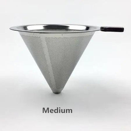 Stainless Steel Coffee Filter Holder Set - Premium v60 Dripper Stand for Enhanced Coffee Flavors - Très Elite