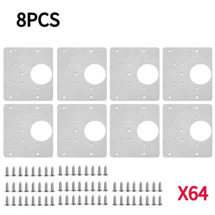 Stainless Steel Hinge Repair Tool Kit for Effortless Cabinet and Wardrobe Solutions..