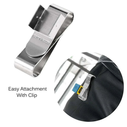 Stainless Steel Magnetic Pool Cue Chalk Holder - Essential Gear for Cue Players - Très Elite