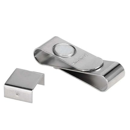 Stainless Steel Magnetic Pool Cue Chalk Holder - Essential Gear for Cue Players - Très Elite