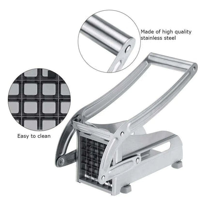 Stainless Steel Multi-Functional Fry Cutter and Vegetable Slicer Set - Très Elite