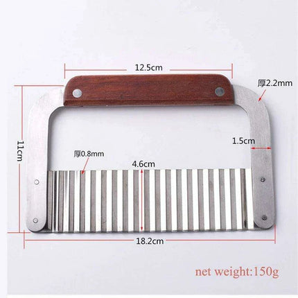 Stainless Steel Multi-Functional Fry Cutter and Vegetable Slicer Set