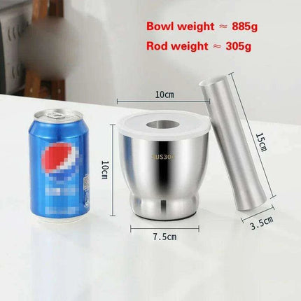 Stainless Steel Premium Herb and Spice Grinder Set - Très Elite