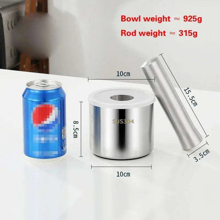 Stainless Steel Premium Herb and Spice Grinder Set - Très Elite