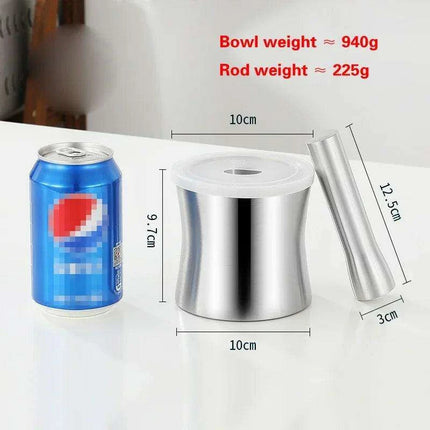 Stainless Steel Premium Herb and Spice Grinder Set - Très Elite