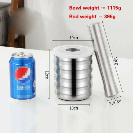 Stainless Steel Premium Herb and Spice Grinder Set - Très Elite