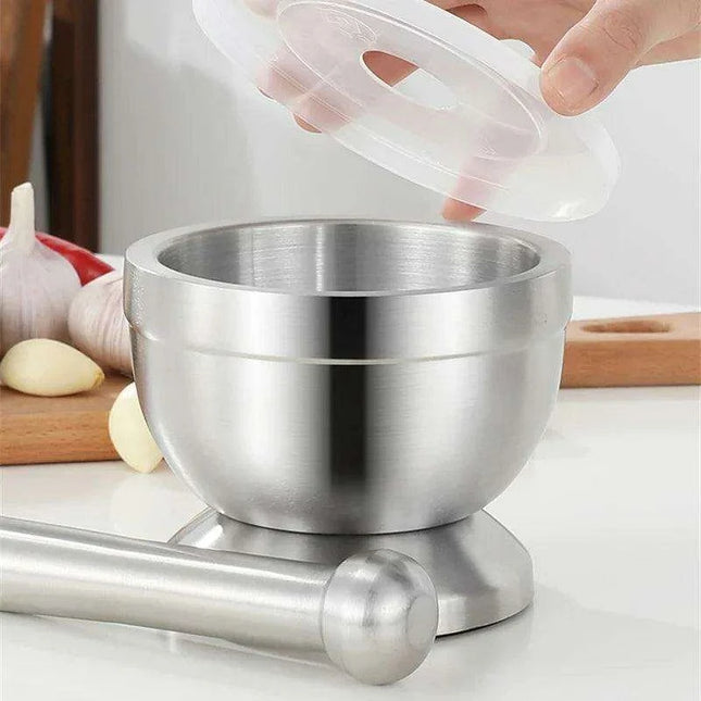 Stainless Steel Premium Herb and Spice Grinder Set - Très Elite