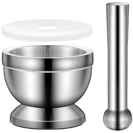 Stainless Steel Premium Herb and Spice Grinder Set - Très Elite