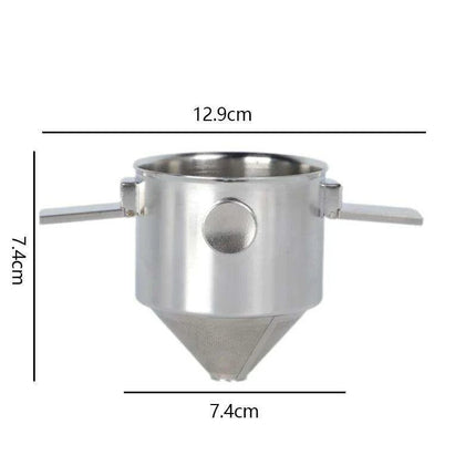 Stainless Steel Reusable Coffee Filter Cup with Convenient Hanging Ears - Eco-Friendly Brewing Essential - Très Elite