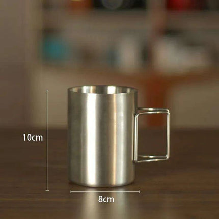 Stainless Steel Reusable Coffee Filter Cup with Convenient Hanging Ears - Eco-Friendly Brewing Essential - Très Elite
