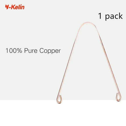 Stainless Steel Tongue Scraper.