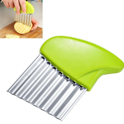 Stainless Steel Wave-Cut Vegetable Slicer - Your Essential Kitchen Tool - Très Elite