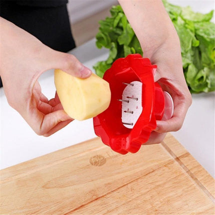 Stainless Steel Wave-Cut Vegetable Slicer - Your Essential Kitchen Tool - Très Elite