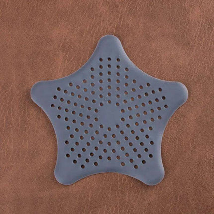 Starfish-Shaped Silicone Drain Protector - Versatile Hair Catcher for Kitchen and Bathroom Sinks