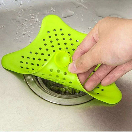 Starfish-Shaped Silicone Drain Protector - Versatile Hair Catcher for Kitchen and Bathroom Sinks - Très Elite
