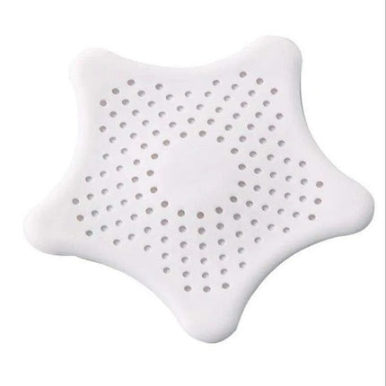 Starfish-Shaped Silicone Drain Protector - Versatile Hair Catcher for Kitchen and Bathroom Sinks