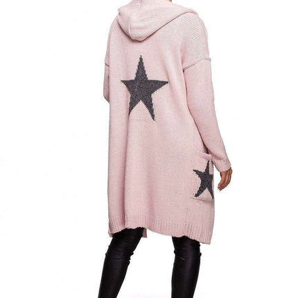 Starry Knit Cardigan with Unique Star Motif - Très Elite