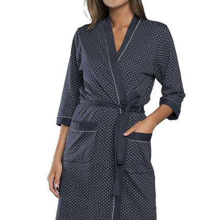 Starry Nights Luxe Cotton Lounge Robe - Très Elite