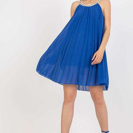 Strapless Pleated Summer Dress Your Day Dress Italy Moda - Très Elite