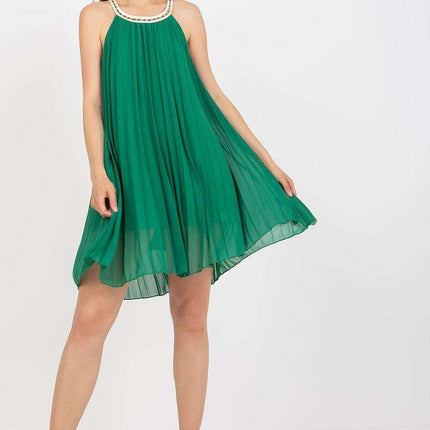 Strapless Pleated Summer Dress Your Day Dress Italy Moda - Très Elite