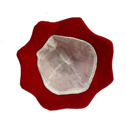 Strawberry Delight Costume Beret Hat for Women - Fun Plush Bonnet for Halloween, Parties, and Costumes - Très Elite