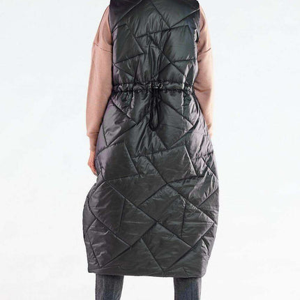 Streamlined Zippered Vest with Oversized Silhouette - Très Elite