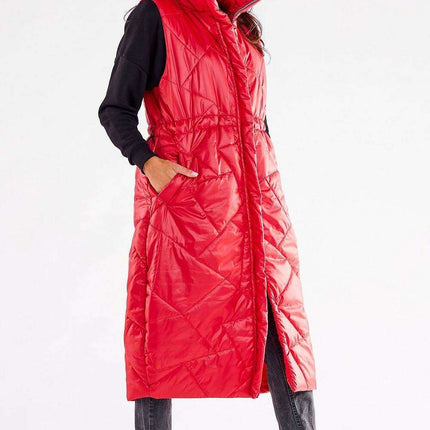 Streamlined Zippered Vest with Oversized Silhouette - Très Elite