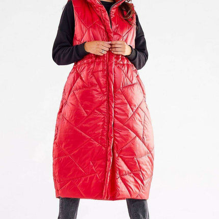 Streamlined Zippered Vest with Oversized Silhouette - Très Elite