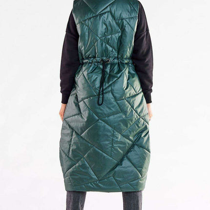 Streamlined Zippered Vest with Oversized Silhouette - Très Elite