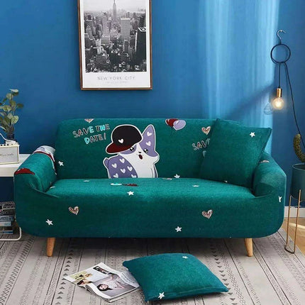 Stretch Sofa Covers for L 1234 Seater Couches - Elegant Design and Complete Protection..