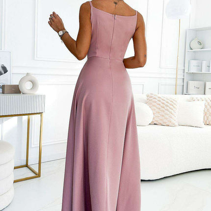 Striking Strapless Brocade Evening Gown by Numoco - Très Elite