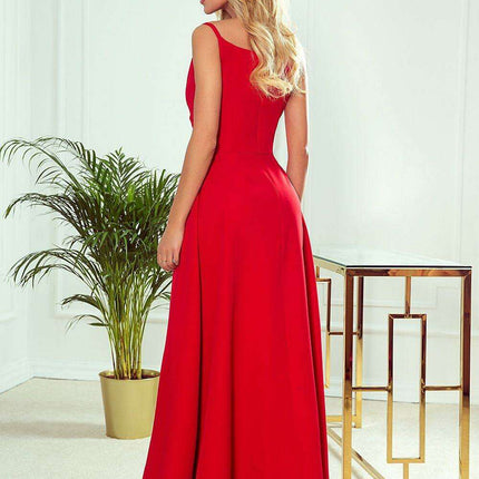 Striking Strapless Brocade Evening Gown by Numoco - Très Elite