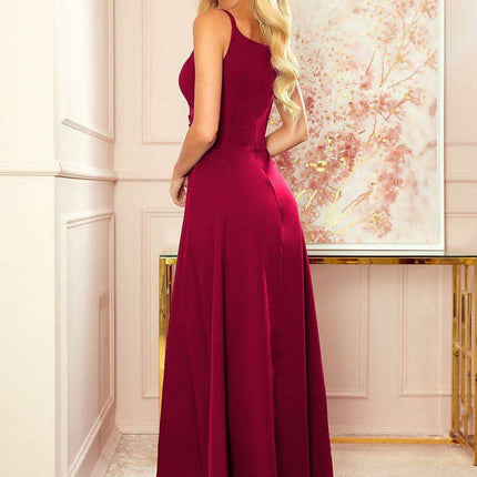 Striking Strapless Brocade Evening Gown by Numoco - Très Elite