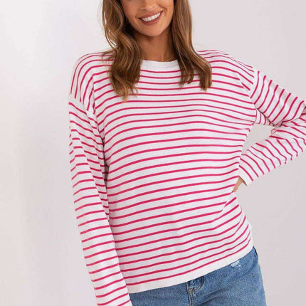 Striped Elegance Sweater