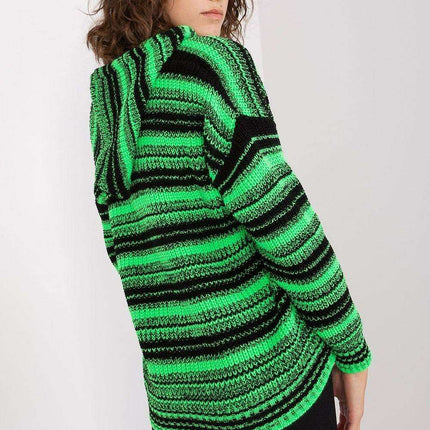 Striped Zip-Up Hoodie Cardigan - Très Elite