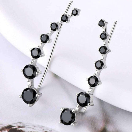 Stunning 1.9 Carat Lab-Created Diamond Sterling Silver Earrings with Authenticity Certificate - Luxurious Gift Packaging and Quality Assurance - Très Elite