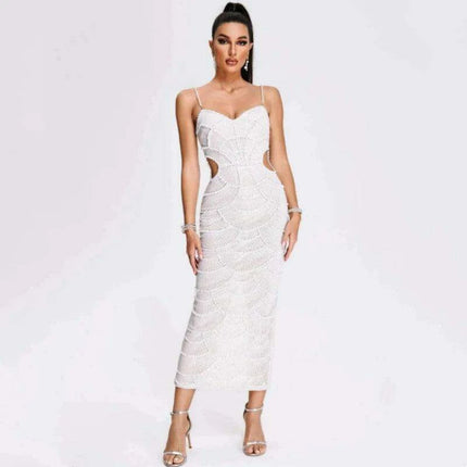 Stunning Sequined Bandage Dress: Illuminate Your Nightlife and Performance - Très Elite