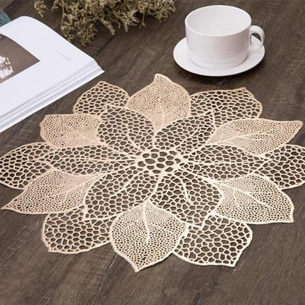 Stylish 6-Piece PVC Coaster Set for Table Protection and Elegance..