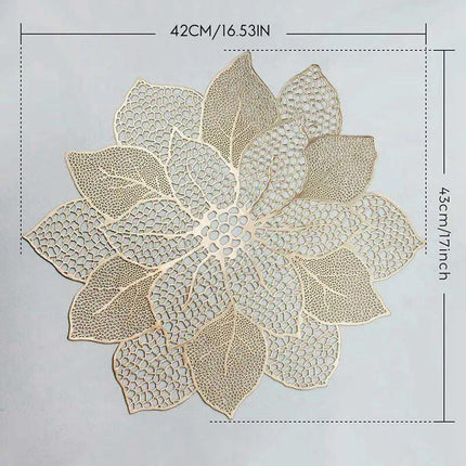 Stylish 6-Piece PVC Coaster Set for Table Protection and Elegance..