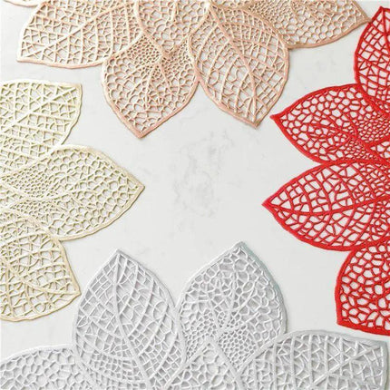 Stylish 6-Piece PVC Coaster Set for Table Protection and Elegance..