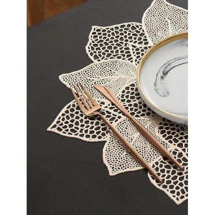 Stylish 6-Piece PVC Coaster Set for Table Protection and Elegance..