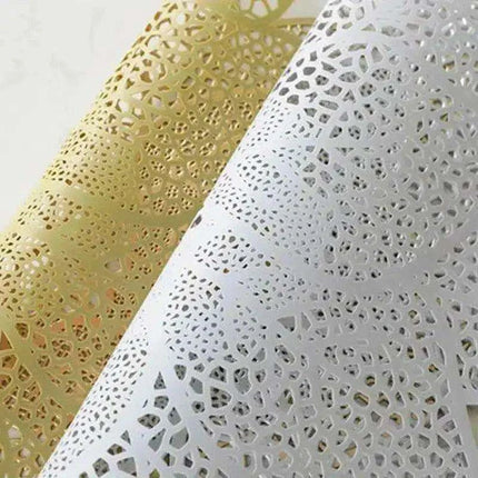 Stylish 6-Piece PVC Coaster Set for Table Protection and Elegance..