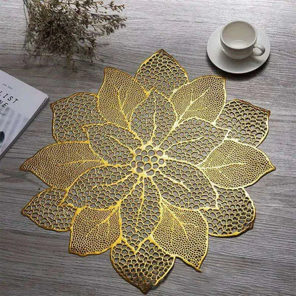 Stylish 6-Piece PVC Coaster Set for Table Protection and Elegance..