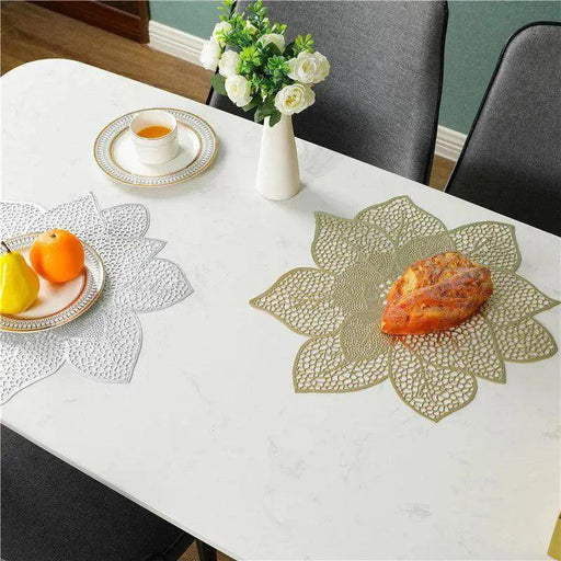 Stylish 6-Piece PVC Coaster Set for Table Protection and Elegance - Très Elite