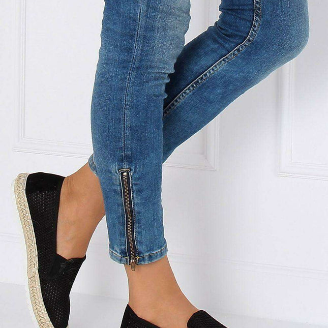 Stylish Airy Mesh Slip-On Espadrilles for Women