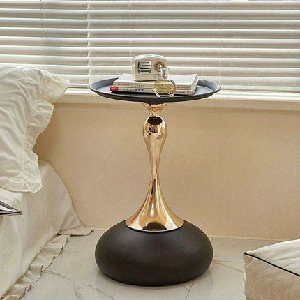Stylish All-Weather Coffee Table with Sturdy Metal Frame - No Assembly Needed - Très Elite