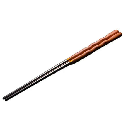 Stylish Anti-Slip Stainless Steel Chopsticks for Sushi and Asian Dishes - Ideal for Home and Restaurant Use - Très Elite
